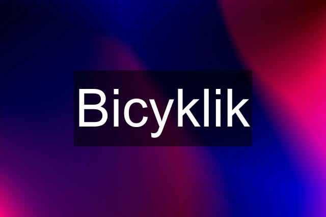 Bicyklik