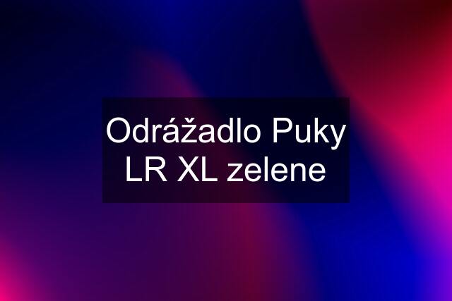 Odrážadlo Puky LR XL zelene