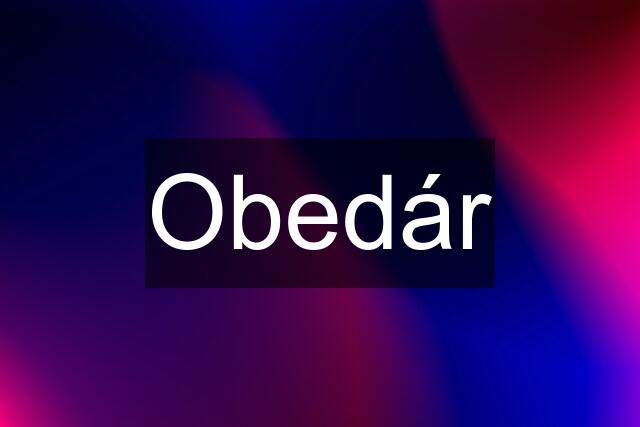 Obedár