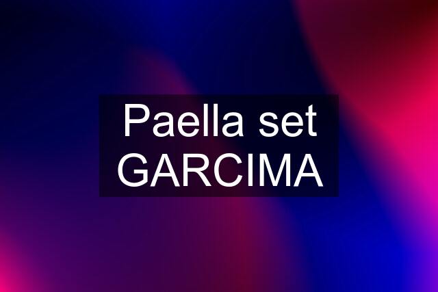 Paella set GARCIMA