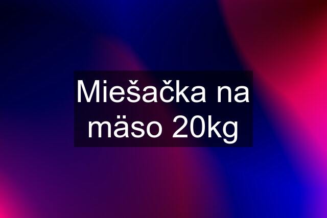 Miešačka na mäso 20kg