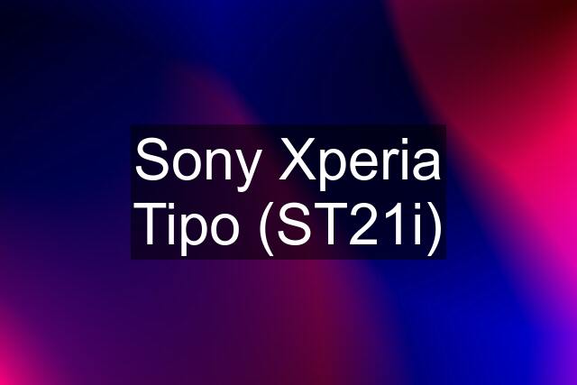 Sony Xperia Tipo (ST21i)