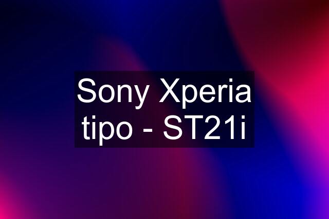 Sony Xperia tipo - ST21i