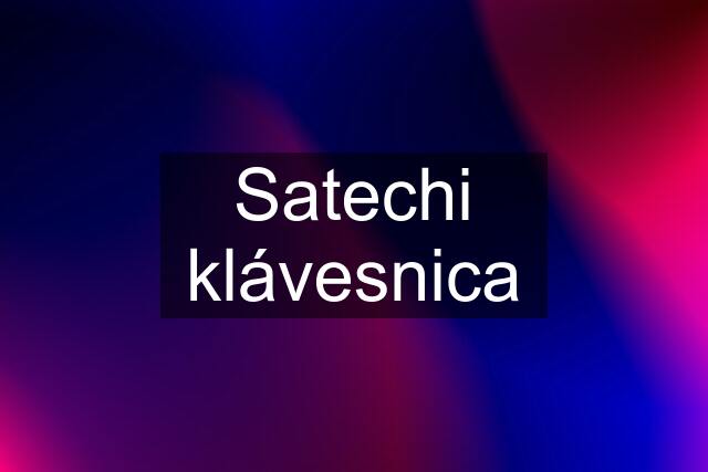 Satechi klávesnica