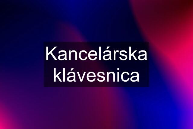 Kancelárska klávesnica