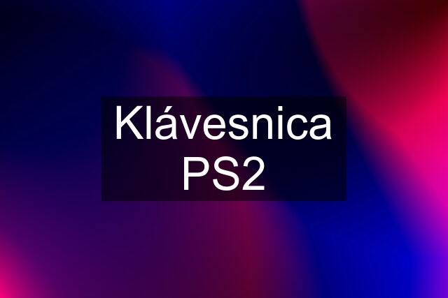 Klávesnica PS2