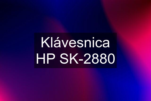 Klávesnica HP SK-2880