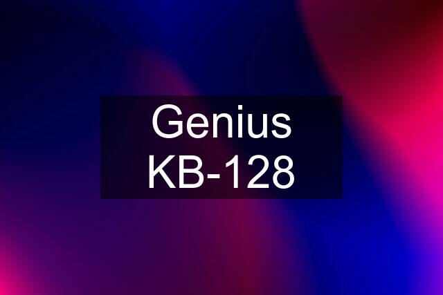 Genius KB-128