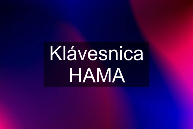 Klávesnica HAMA