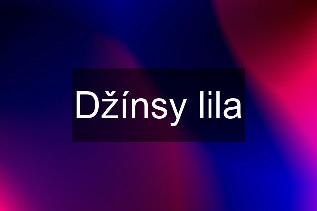 Džínsy lila