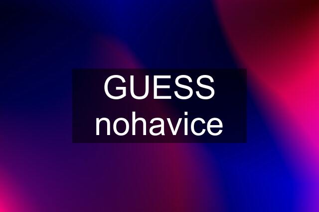 GUESS nohavice