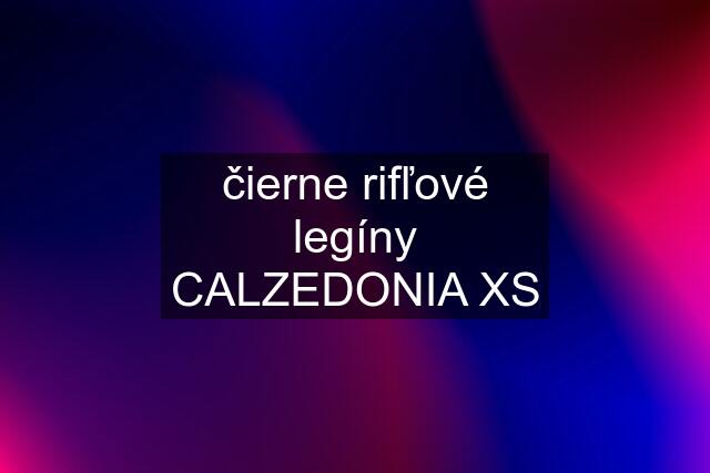 čierne rifľové legíny CALZEDONIA XS