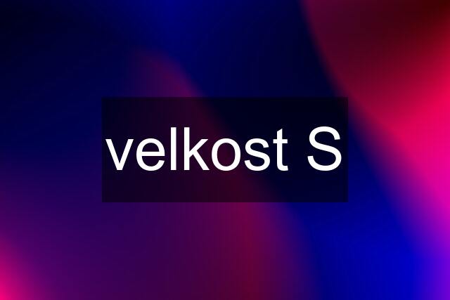 velkost S