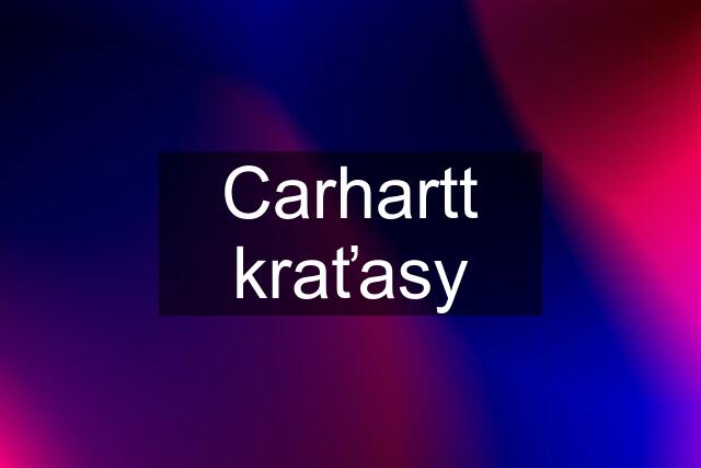 Carhartt kraťasy