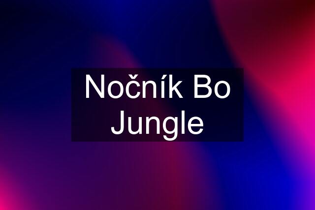 Nočník Bo Jungle