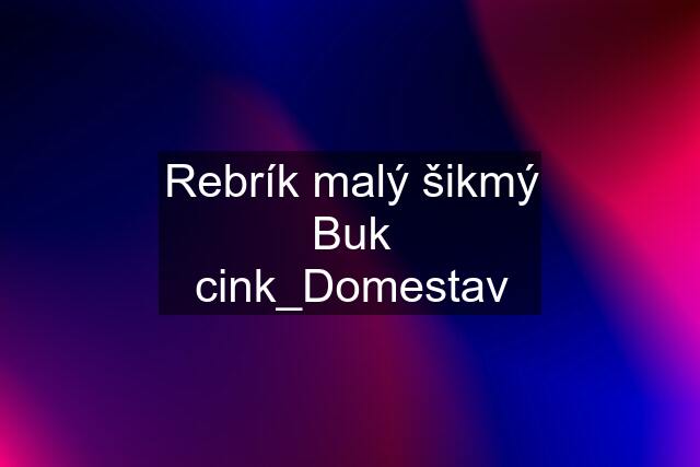 Rebrík malý šikmý Buk cink_Domestav