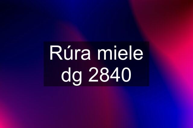 Rúra miele dg 2840