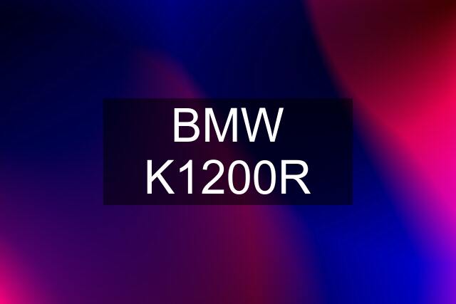 BMW K1200R