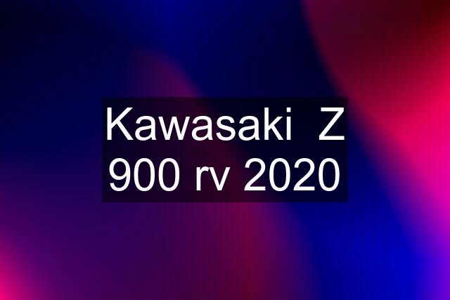 Kawasaki  Z 900 rv 2020