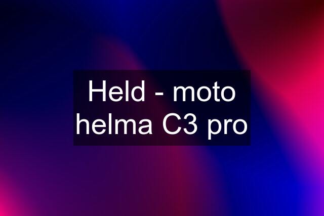 Held - moto helma C3 pro