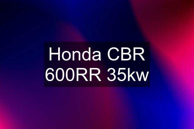 Honda CBR 600RR 35kw