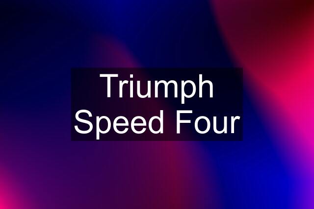 Triumph Speed Four