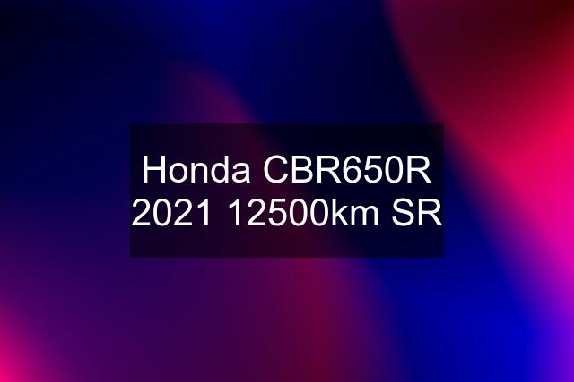 Honda CBR650R 2021 12500km SR