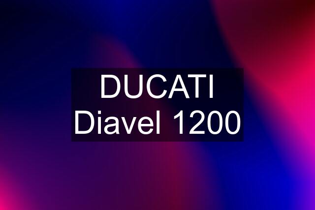 DUCATI Diavel 1200