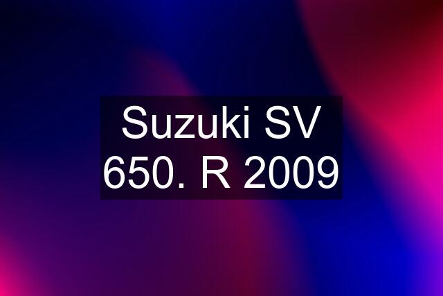 Suzuki SV 650. R 2009