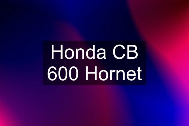 Honda CB 600 Hornet