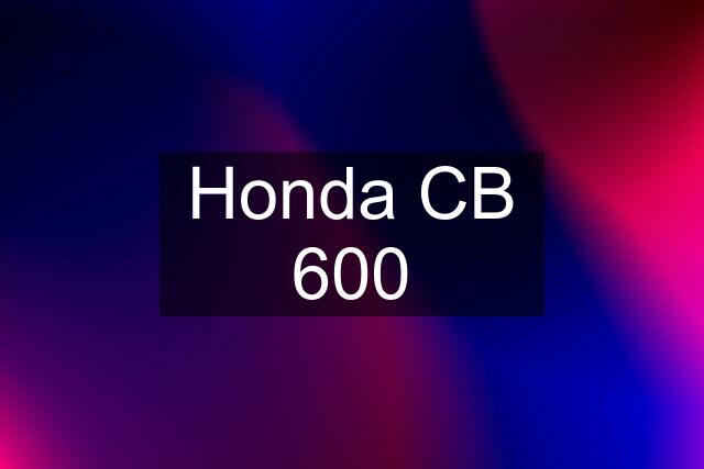 Honda CB 600