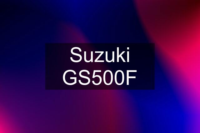 Suzuki GS500F