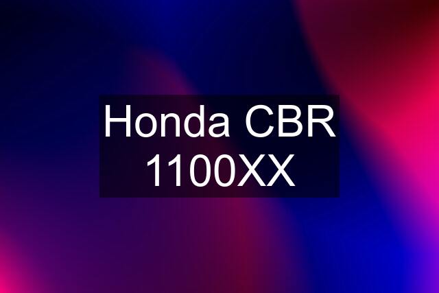 Honda CBR 1100XX