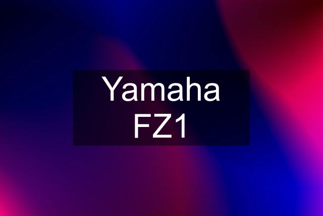 Yamaha FZ1