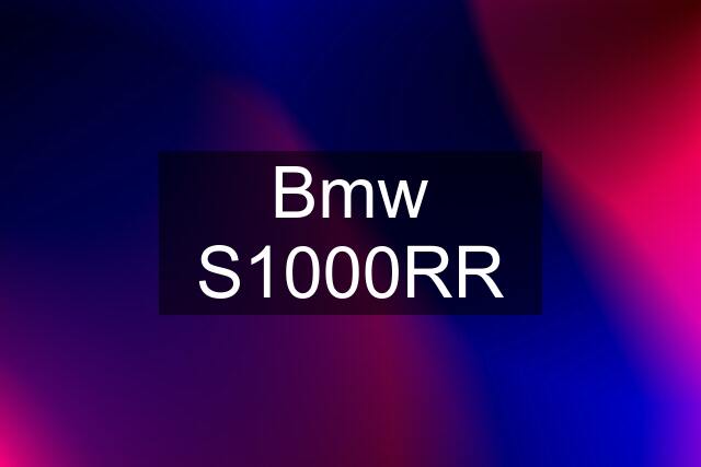 Bmw S1000RR