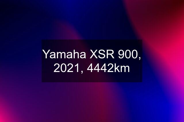 Yamaha XSR 900, 2021, 4442km