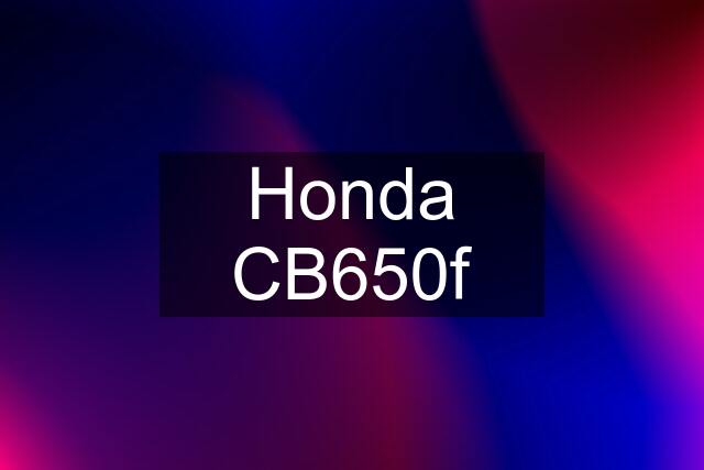 Honda CB650f