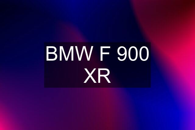 BMW F 900 XR