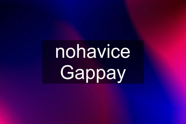 nohavice Gappay