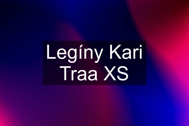 Legíny Kari Traa XS