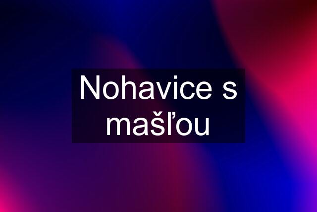 Nohavice s mašľou