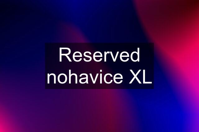 Reserved nohavice XL