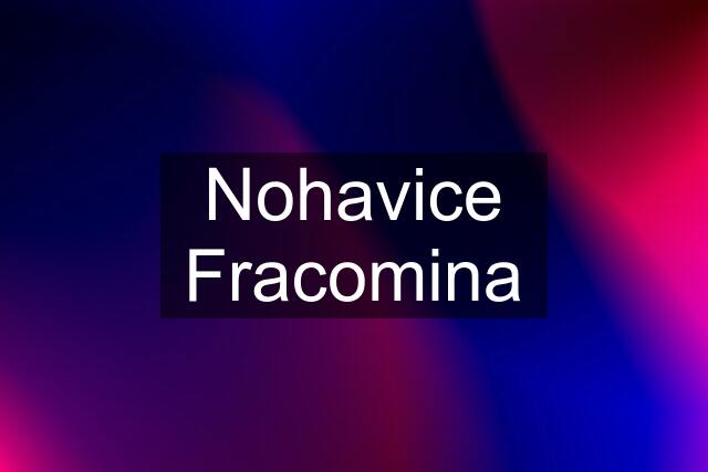 Nohavice Fracomina