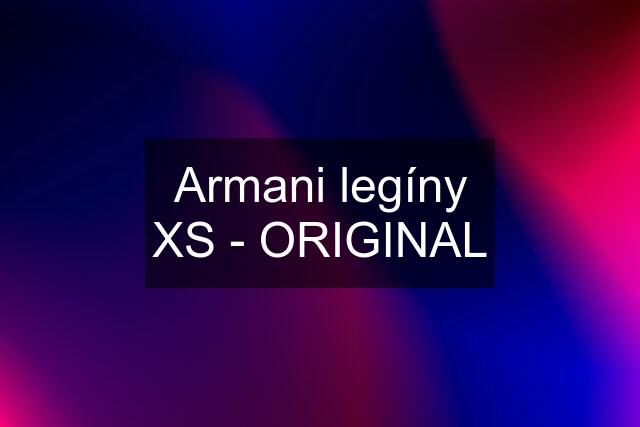 Armani legíny XS - ORIGINAL