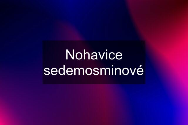 Nohavice sedemosminové