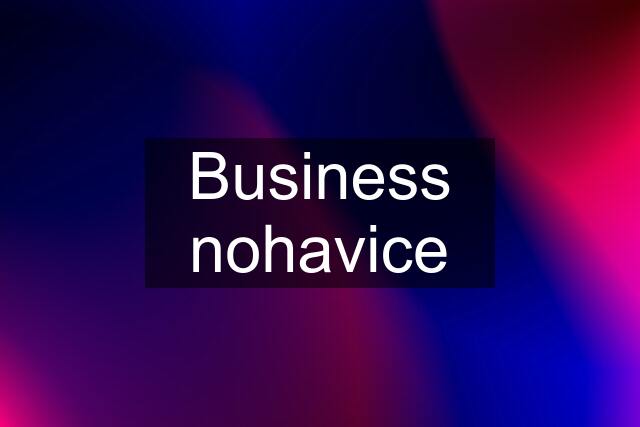 Business nohavice