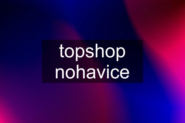 topshop nohavice