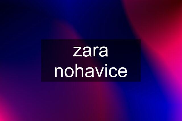 zara nohavice