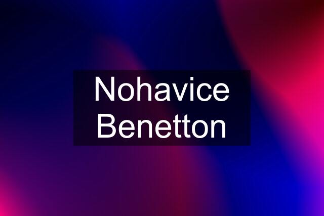 Nohavice Benetton