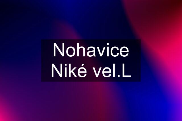 Nohavice Niké vel.L